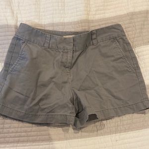 LOFT - gray denim shorts